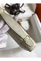 Hermes Kelly Pochette Handmade Bag In Beton Ostrich Leather Replica
