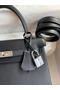 Hermes Kelly Retourne 25 Handmade Bag In Black Swift Calfskin Replica