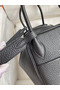 Hermes Lindy 26 Handmade Bag In Black Clemence Leather Replica
