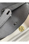Hermes Lindy 26 Handmade Bag In Black Clemence Leather Replica