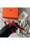 Hermes Mini belt buckle & Reversible leather strap 13 mm H07142 red Replica