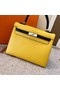 Hermes Original Epsom Leather KEL2578 yellow&black Replica