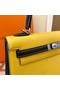 Hermes Original Epsom Leather KEL2578 yellow&black Replica