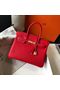 Hermes original Togo Leather HB25O Red Replica