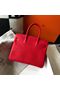 Hermes original Togo Leather HB25O Red Replica