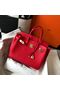Hermes original Togo Leather HB25O Red Replica