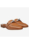 Hermes Oz Mules In Caramel Calfskin Replica
