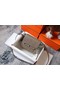 Hermes Roulis 19cm Evercolor 9D H9003 dark gray&Silver Replica