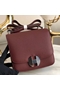 Hermes 2002 20cm Bag In Bordeaux Evercolor Calfskin Replica