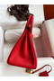 Hermes Birkin 25 Handmade Bag In Red Clemence Leather Replica