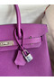 Hermes Birkin 30 Retourne Handmade Bag In Anemone Epsom Calfskin Replica