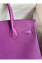 Hermes Birkin 30 Retourne Handmade Bag In Anemone Epsom Calfskin Replica