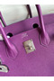 Hermes Birkin 30 Retourne Handmade Bag In Anemone Epsom Calfskin Replica