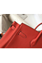 Hermes Birkin 30cm Bag In Red Clemence Leather GHW Replica