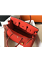 Hermes Birkin 30cm Bag In Red Clemence Leather GHW Replica
