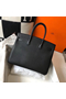 Hermes Birkin 35cm Bag In Black Clemence Leather GHW Replica