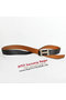 Hermes Camel Bovine Jugular Veins Belt HR1006B Silver Replica