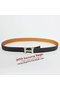 Hermes Camel Bovine Jugular Veins Belt HR1006B Silver Replica