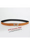 Hermes Camel Bovine Jugular Veins Belt HR1006B Silver Replica