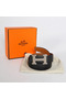 Hermes Camel Bovine Jugular Veins Belt HR1006B Silver Replica