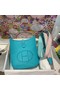 Hermes Evelyne original togo leather mini Shoulder Bag H15698 Lake green Replica
