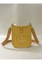 Hermes Evelyne original togo leather mini Shoulder Bag H15698 yellow Replica
