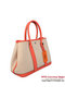 Hermes Garden Party 30CM Bag Canvas Leather A1288 Light Red Replica