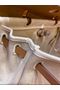 Hermes Herbag 31CM Original Canvas Leather & Calfskin 45988 brown&white Replica