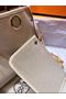 Hermes Herbag 31CM Original Canvas Leather & Calfskin 45988 brown&white Replica