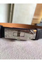 Hermes Kelly 18 Belt In Black Epsom Leather Replica
