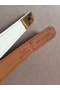 Hermes Kelly 18 Belt In White Epsom Leather Replica