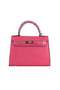 Hermes Kelly 22cm Tote Bag Calfskin Leather Rosy Replica