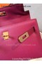 Hermes Kelly 22cm Tote Bag Original Leather KL22 Rose Replica