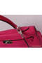 Hermes Kelly 32cm Handle Bag Rosy Woven Leather Silver Replica