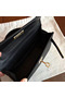 Hermes Kelly Mini II Handmade Bag In Black Epsom Leather Replica