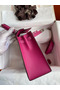 Hermes Kelly Sellier 25 Handmade Bag In Rose Purple Epsom Calfskin Replica