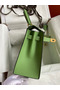 Hermes Kelly Sellier 28 Handmade Bag In Vert Criquet Epsom Calfskin Replica