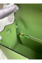 Hermes Kelly Sellier 28 Handmade Bag In Vert Criquet Epsom Calfskin Replica