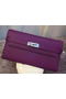 Hermes Kelly Wallet Epsom Leather H009 Purple Replica