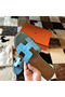 Hermes Oran Sandals In Celeste Shiny Niloticus Crocodile Replica