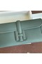 Hermes Original Espom Leather Clutch 37088 Almond green Replica
