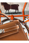 Hermes original mini Kelly chevre mysore K19CM brown&silver Metal Replica
