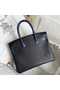 Hermes Touch Birkin 30 Bag In Noir Shiny Niloticus Crocodile Skin Replica