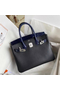 Hermes Touch Birkin 30 Bag In Noir Shiny Niloticus Crocodile Skin Replica
