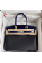 Hermes Touch Birkin 30 Bag In Noir Shiny Niloticus Crocodile Skin Replica