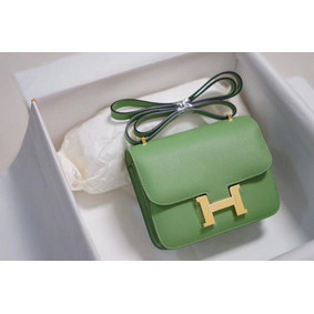 Hermes Constance Bag Togo Leather H9999 green 1:1 Replica HMS89W1J9ZE