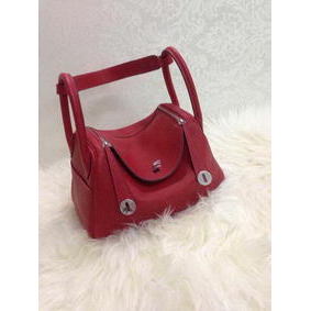Hermes Lindy 30CM Original Leather Shoulder Bag HLD30 Burgundy HMS306SW804