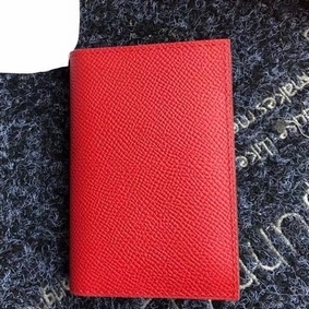 Hermes MC2 Euclide Card Holder In Red Epsom Leather Top Replica HMSHL6R1NQ1