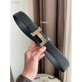 Hermes original belt buckle & Reversible leather strap 38 mm H06773 Replica HMSR3087E18