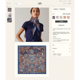 First-class Quality Hermes Scarf HEC00342 HMSLGD0294R